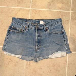 Levi's Women's Blue Jean Shorts